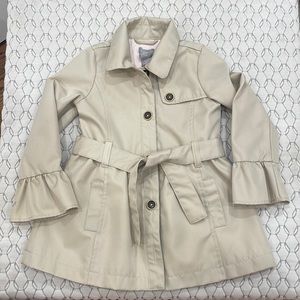 Tahari Belted Girls Trench Coat - size 2T-3T